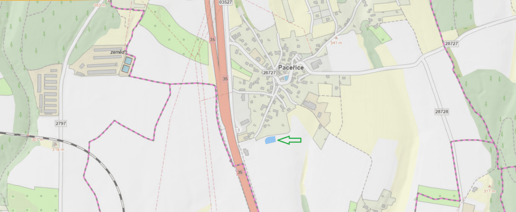 plot for sale, 1,203 m², Paceřice, Liberecký Region plot for sale, 1,203 m², Paceřice, Liberecký Region
