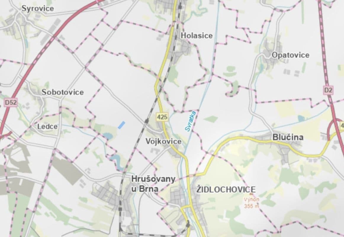 plot for sale, 4,344 m², Vojkovice, Jihomoravský Region plot for sale, 4,344 m², Vojkovice, Jihomoravský Region