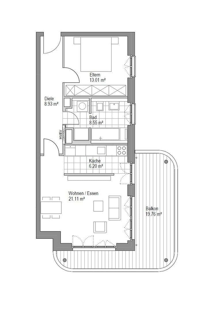 2 bedroom flat for sale, 68 m², Frankfurt, Hesse 2 bedroom flat for sale, 68 m², Frankfurt, Hesse