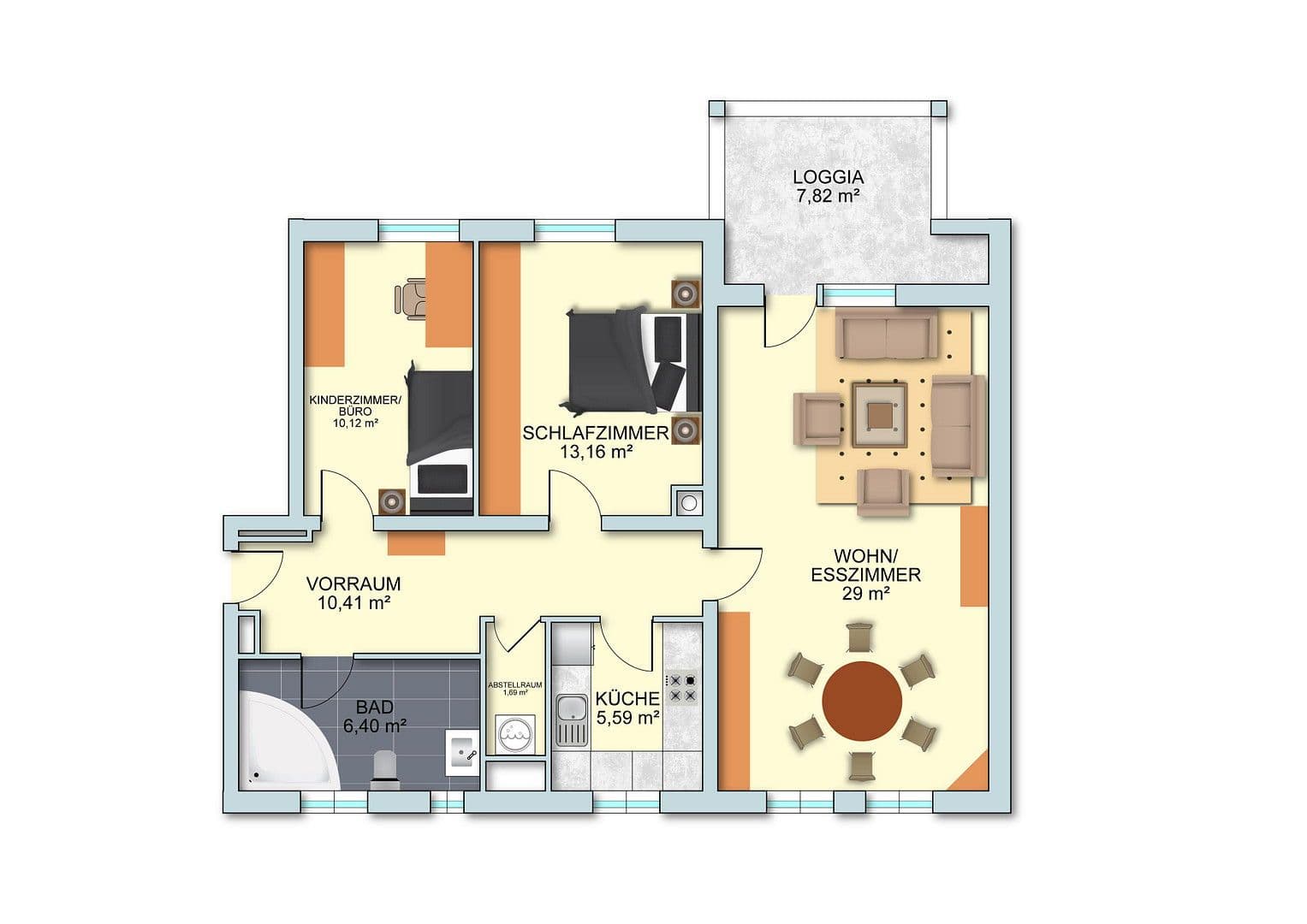 3 bedroom flat for sale, 76 m², Steinbauerweg 6, Leonding, Upper Austria 3 bedroom flat for sale, 76 m², Steinbauerweg 6, Leonding, Upper Austria