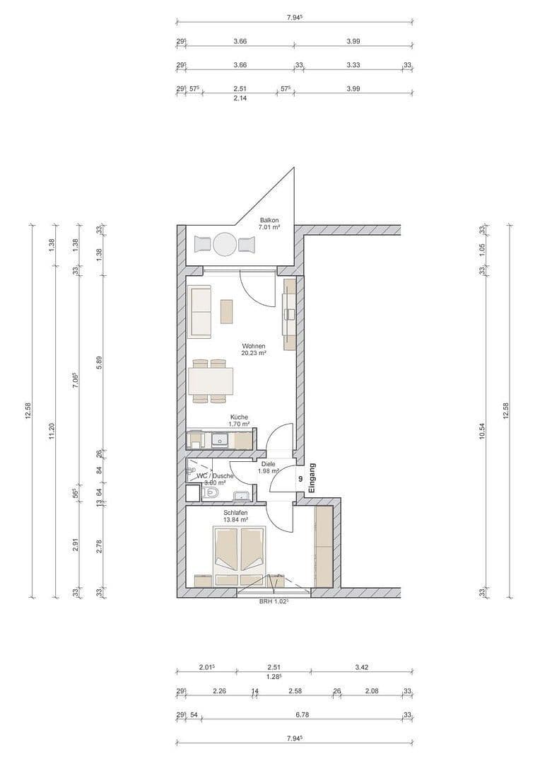 2 bedroom flat for sale, 43 m², Peter-Krahe-Straße 16, Düsseldorf, North Rhine-Westphalia 2 bedroom flat for sale, 43 m², Peter-Krahe-Straße 16, Düsseldorf, North Rhine-Westphalia