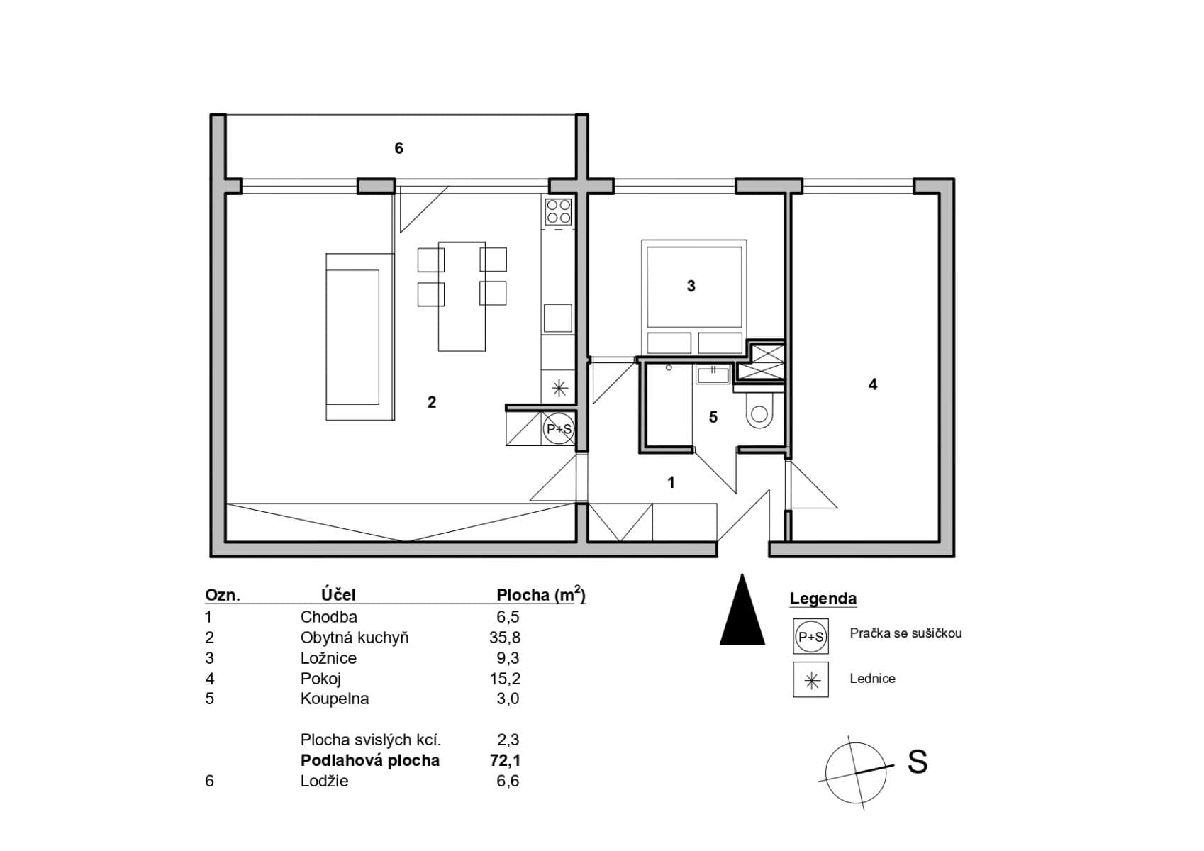 2 bedroom with open-plan kitchen flat for sale, 80 m², nábřeží Závodu míru, Pardubice, Pardubický Region 2 bedroom with open-plan kitchen flat for sale, 80 m², nábřeží Závodu míru, Pardubice, Pardubický Region