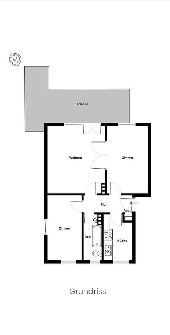 3 bedroom flat for sale, 70 m², Hamburg, Hamburg 3 bedroom flat for sale, 70 m², Hamburg, Hamburg