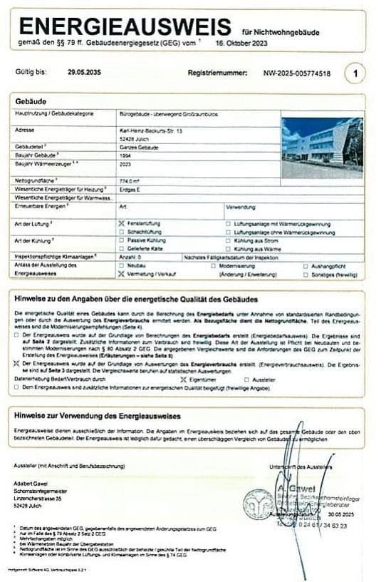 office to rent, 250 m², Karl-Heinz-Beckurts-Straße 6, Jülich, North Rhine-Westphalia office to rent, 250 m², Karl-Heinz-Beckurts-Straße 6, Jülich, North Rhine-Westphalia