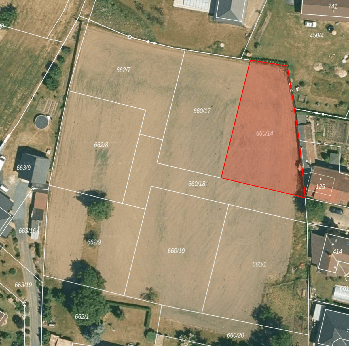plot for sale, 840 m², Tišice, Středočeský Region plot for sale, 840 m², Tišice, Středočeský Region