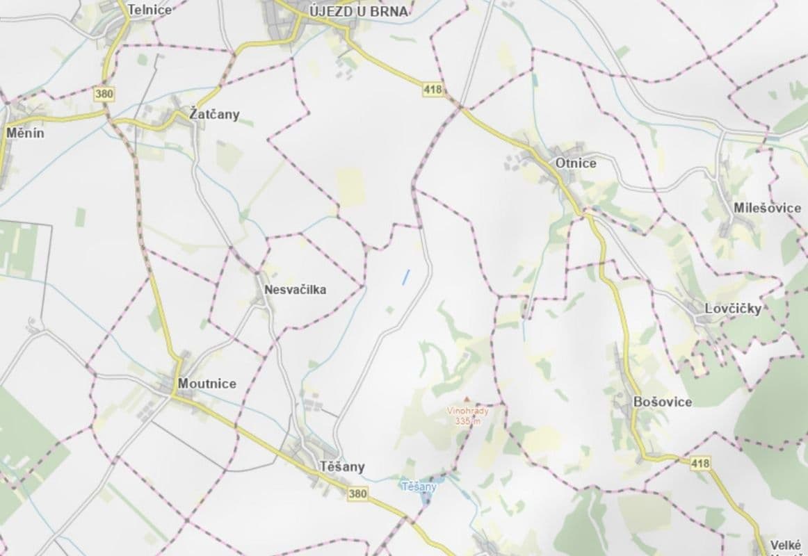 plot for sale, 3,653 m², Těšany, Jihomoravský Region plot for sale, 3,653 m², Těšany, Jihomoravský Region