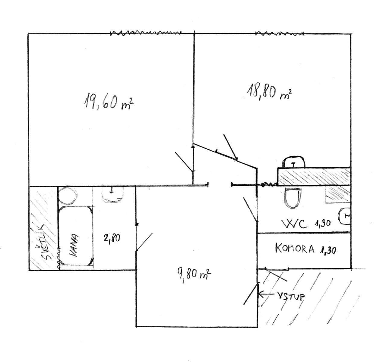 1 bedroom with open-plan kitchen flat for sale, 54 m², Minská, Prague, Prague 1 bedroom with open-plan kitchen flat for sale, 54 m², Minská, Prague, Prague