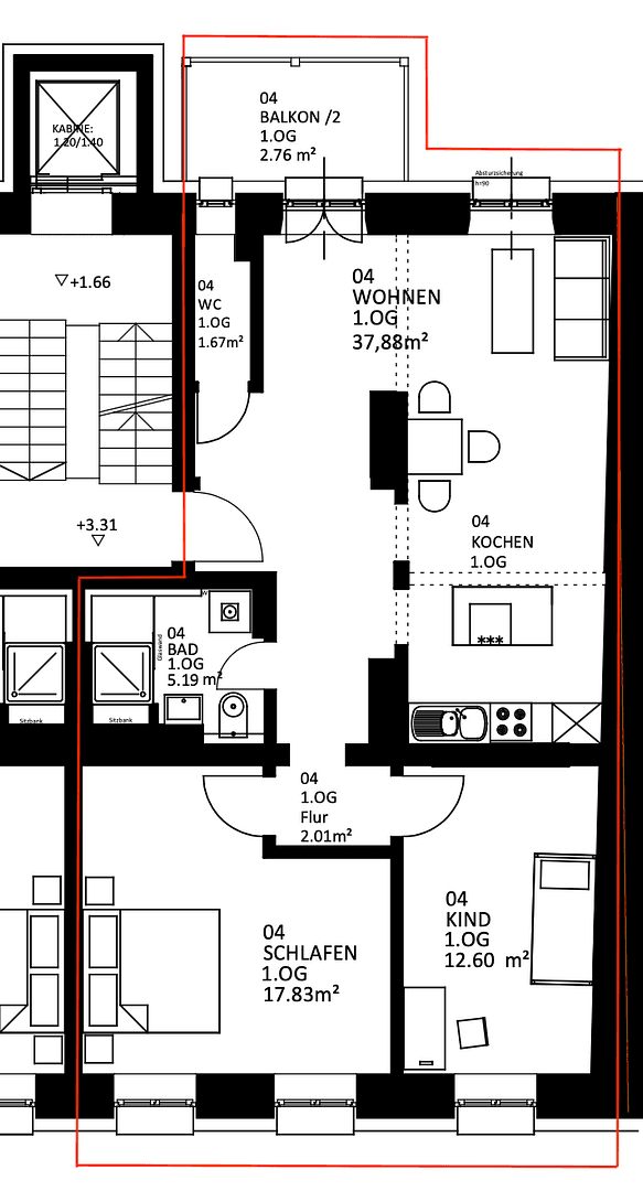 3 bedroom flat to rent, 80 m², Kapuzinerstraße 15, München, Bavaria 3 bedroom flat to rent, 80 m², Kapuzinerstraße 15, München, Bavaria
