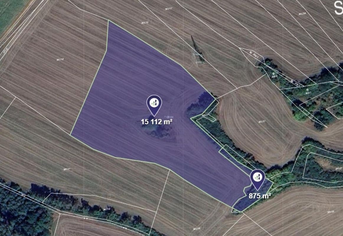 plot for sale, 1,998 m², Dolní Hbity, Středočeský Region plot for sale, 1,998 m², Dolní Hbity, Středočeský Region