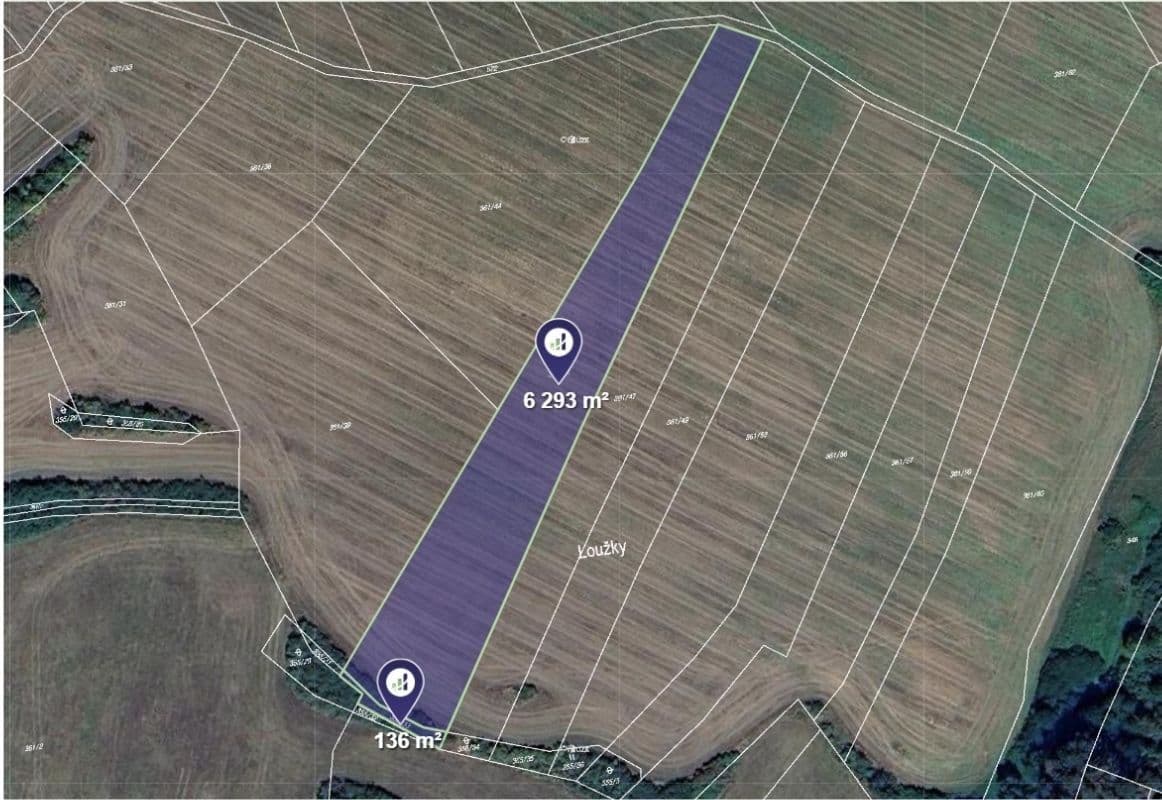 plot for sale, 1,998 m², Dolní Hbity, Středočeský Region plot for sale, 1,998 m², Dolní Hbity, Středočeský Region