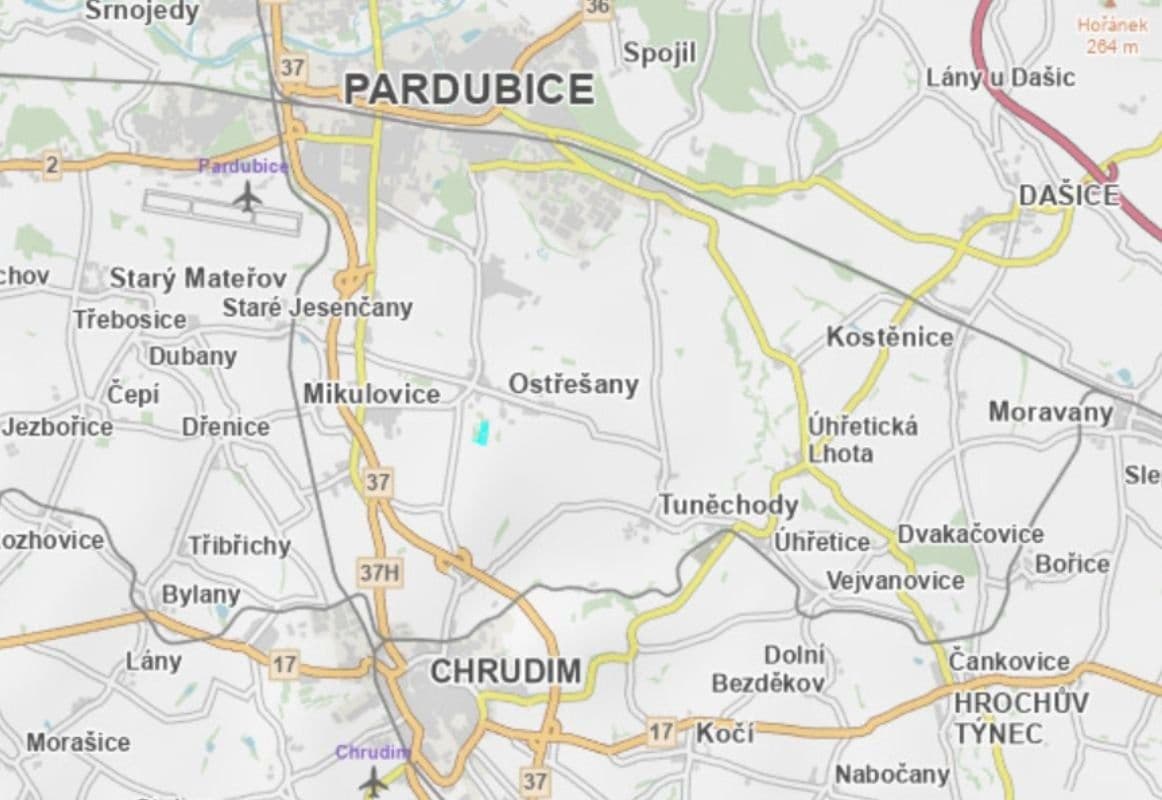 plot for sale, 35,134 m², Ostřešany, Pardubický Region plot for sale, 35,134 m², Ostřešany, Pardubický Region