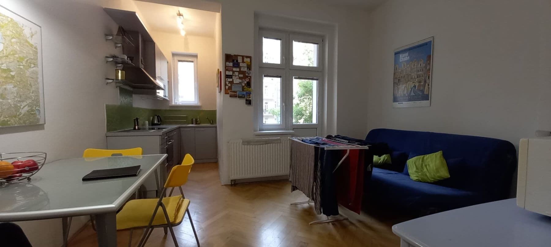 2 bedroom with open-plan kitchen flat to rent, 75 m², Schnirchova, Prague, Prague 2 bedroom with open-plan kitchen flat to rent, 75 m², Schnirchova, Prague, Prague