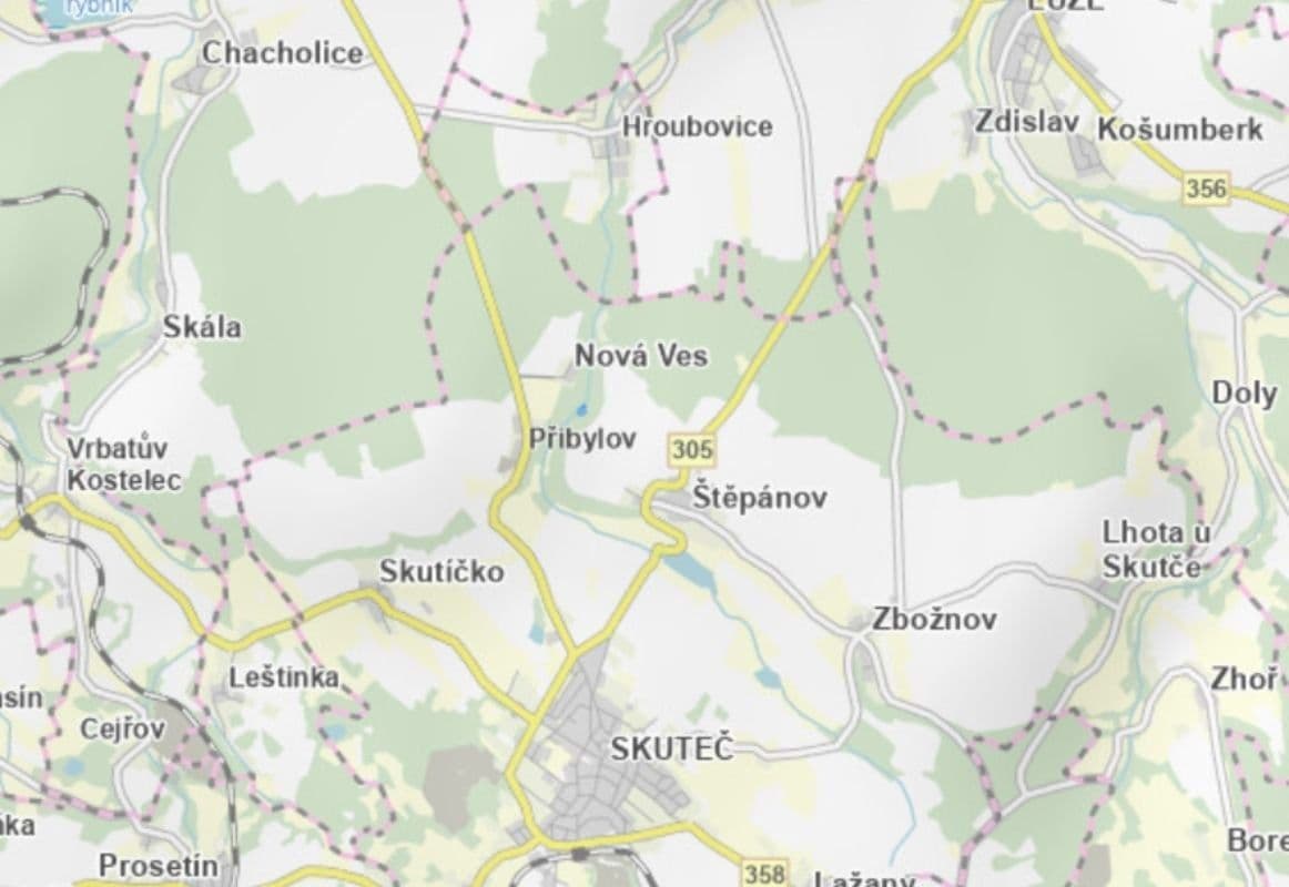 plot for sale, 3,165 m², Skuteč, Pardubický Region plot for sale, 3,165 m², Skuteč, Pardubický Region