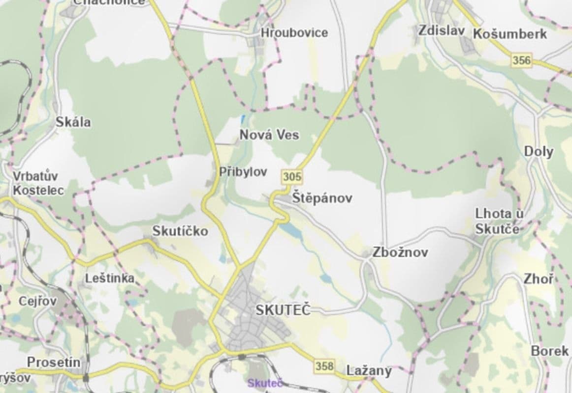 plot for sale, 2,617 m², Skuteč, Pardubický Region plot for sale, 2,617 m², Skuteč, Pardubický Region