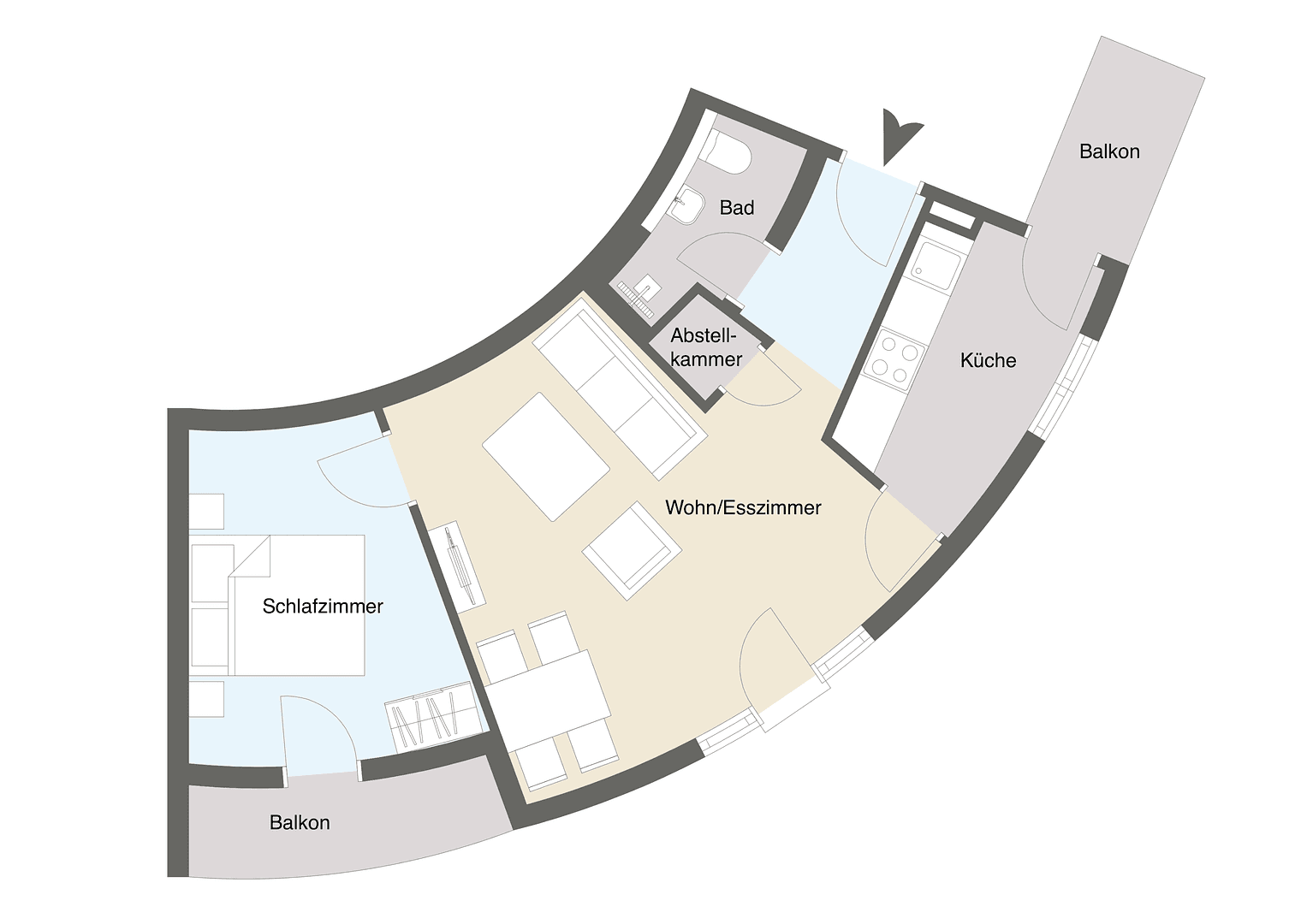 2 bedroom flat to rent, 60 m², Saarbrücken, Saarland 2 bedroom flat to rent, 60 m², Saarbrücken, Saarland