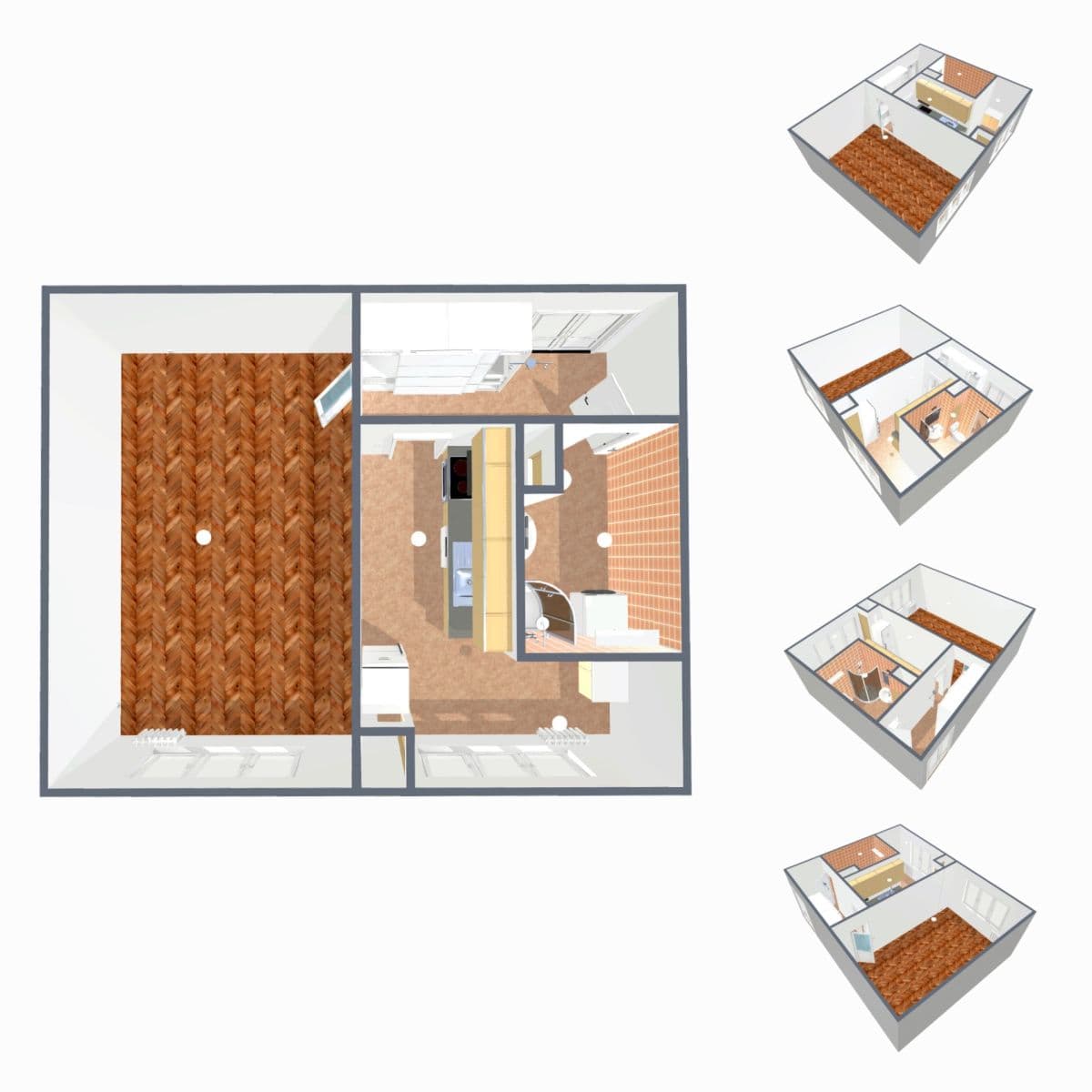 1 bedroom flat to rent, 42 m², Smrková, Plzeň, Plzeňský Region 1 bedroom flat to rent, 42 m², Smrková, Plzeň, Plzeňský Region