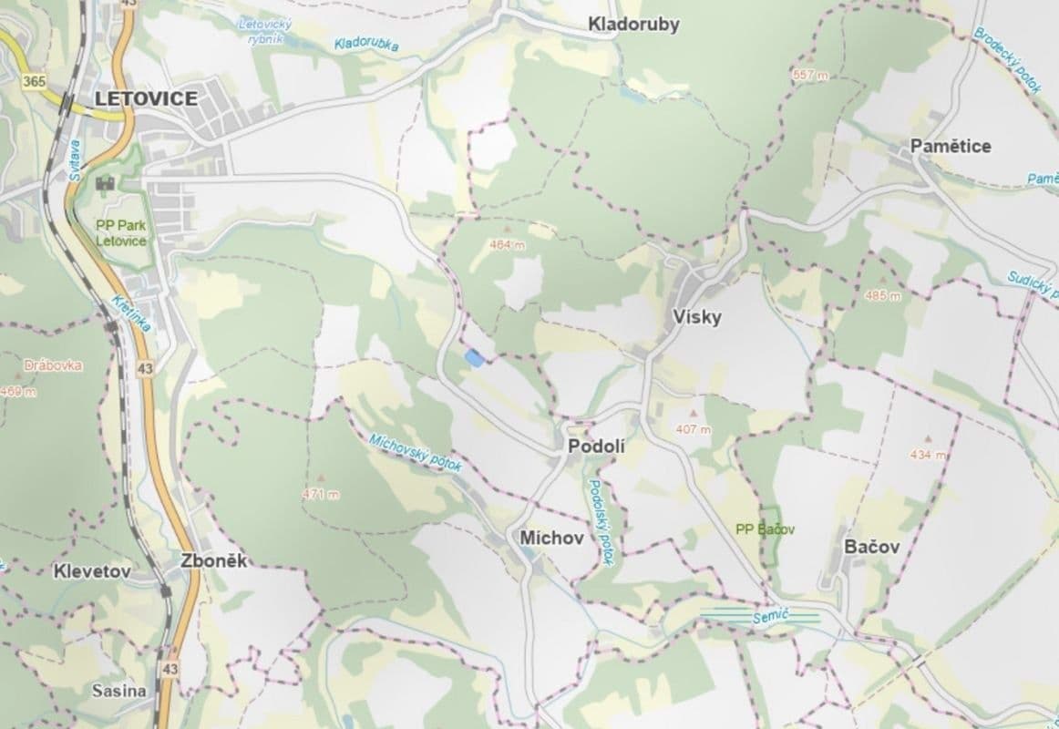 plot for sale, 7,647 m², Letovice, Jihomoravský Region plot for sale, 7,647 m², Letovice, Jihomoravský Region