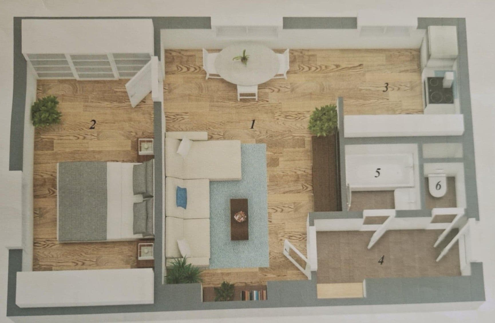 1 bedroom with open-plan kitchen flat to rent, 44 m², Dětská, Prague, Prague 1 bedroom with open-plan kitchen flat to rent, 44 m², Dětská, Prague, Prague