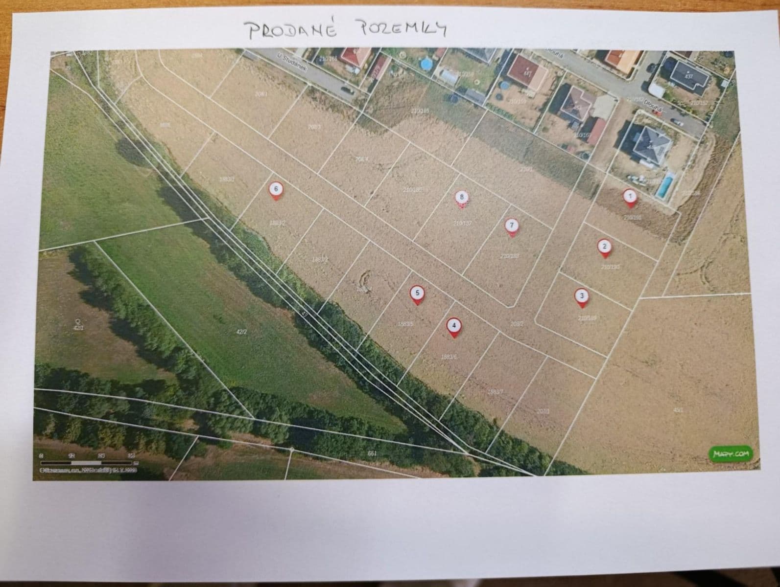 plot for sale, 820 m², Načeradec, Středočeský Region plot for sale, 820 m², Načeradec, Středočeský Region