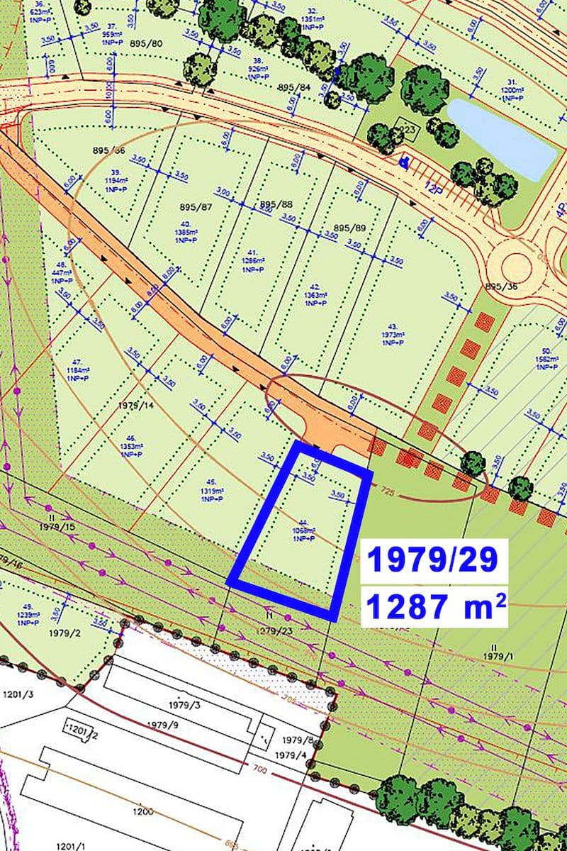plot for sale, 1,287 m², Vimperk, Jihočeský Region plot for sale, 1,287 m², Vimperk, Jihočeský Region