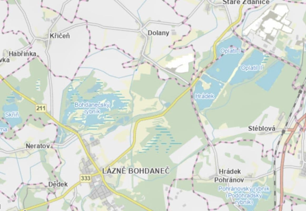 plot for sale, 215 m², Lázně Bohdaneč, Pardubický Region plot for sale, 215 m², Lázně Bohdaneč, Pardubický Region