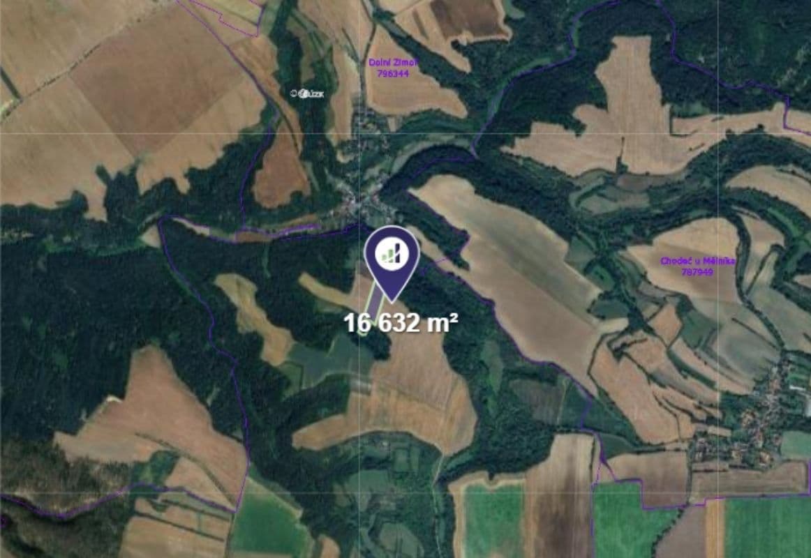 plot for sale, 16,632 m², Vysoká, Středočeský Region plot for sale, 16,632 m², Vysoká, Středočeský Region