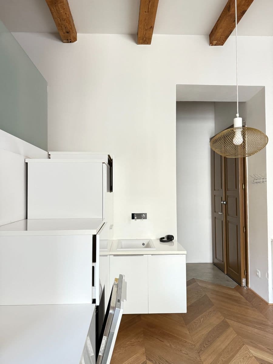 1 bedroom with open-plan kitchen flat to rent, 46 m², 28. pluku, Prague, Prague 1 bedroom with open-plan kitchen flat to rent, 46 m², 28. pluku, Prague, Prague