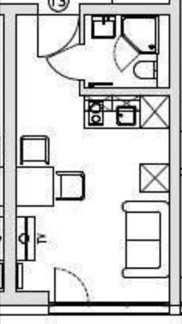 1 bedroom flat to rent, 21 m², Occamstr.5, München, Bavaria 1 bedroom flat to rent, 21 m², Occamstr.5, München, Bavaria