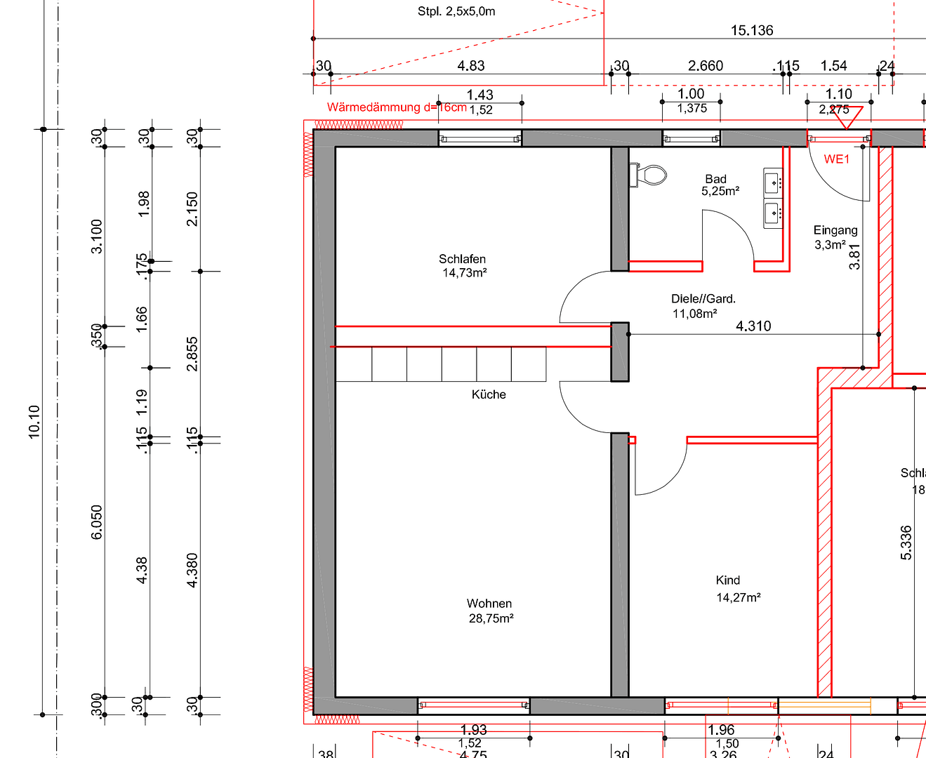 3 bedroom flat to rent, 77 m², Hoststraße 13a, Ahnatal, Hesse 3 bedroom flat to rent, 77 m², Hoststraße 13a, Ahnatal, Hesse