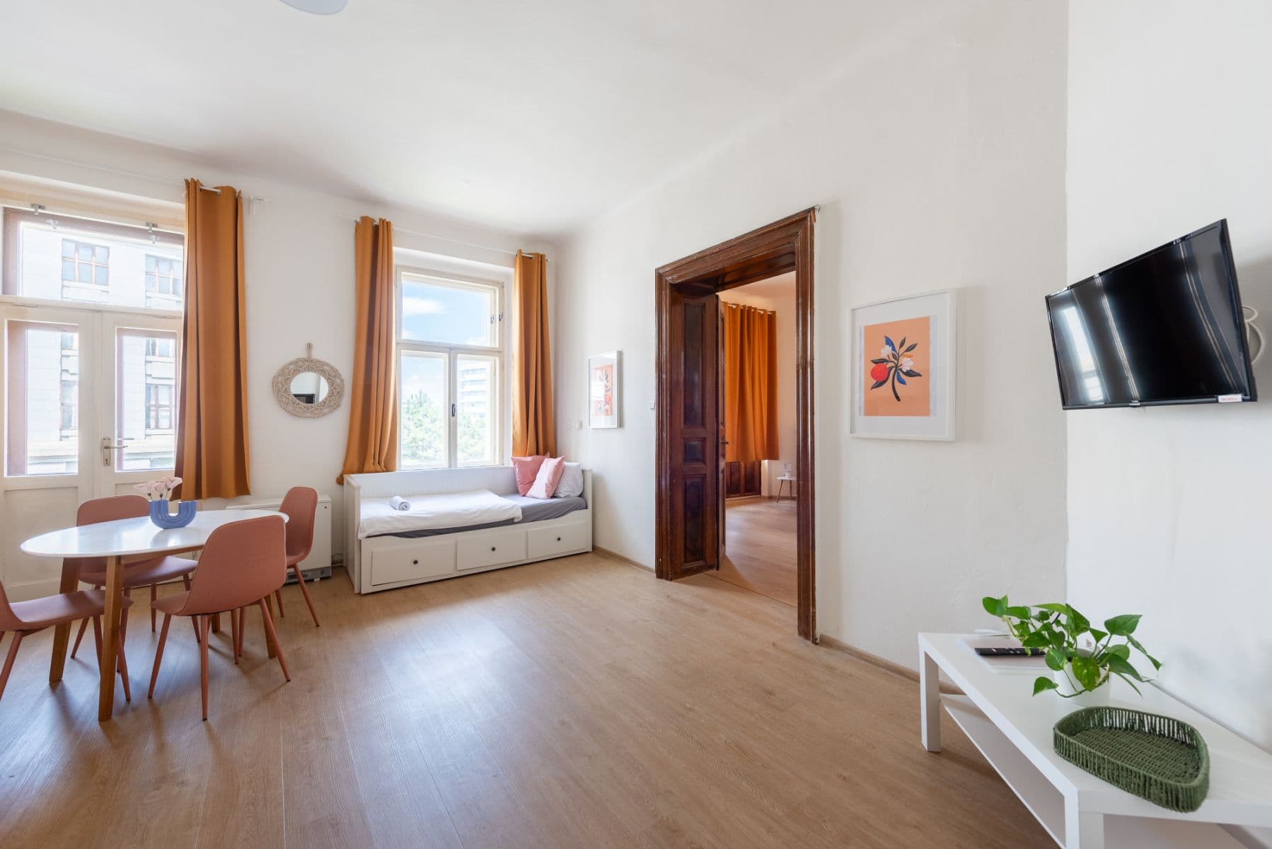 flat to rent, 55 m², Těšnov, Prague, Prague flat to rent, 55 m², Těšnov, Prague, Prague