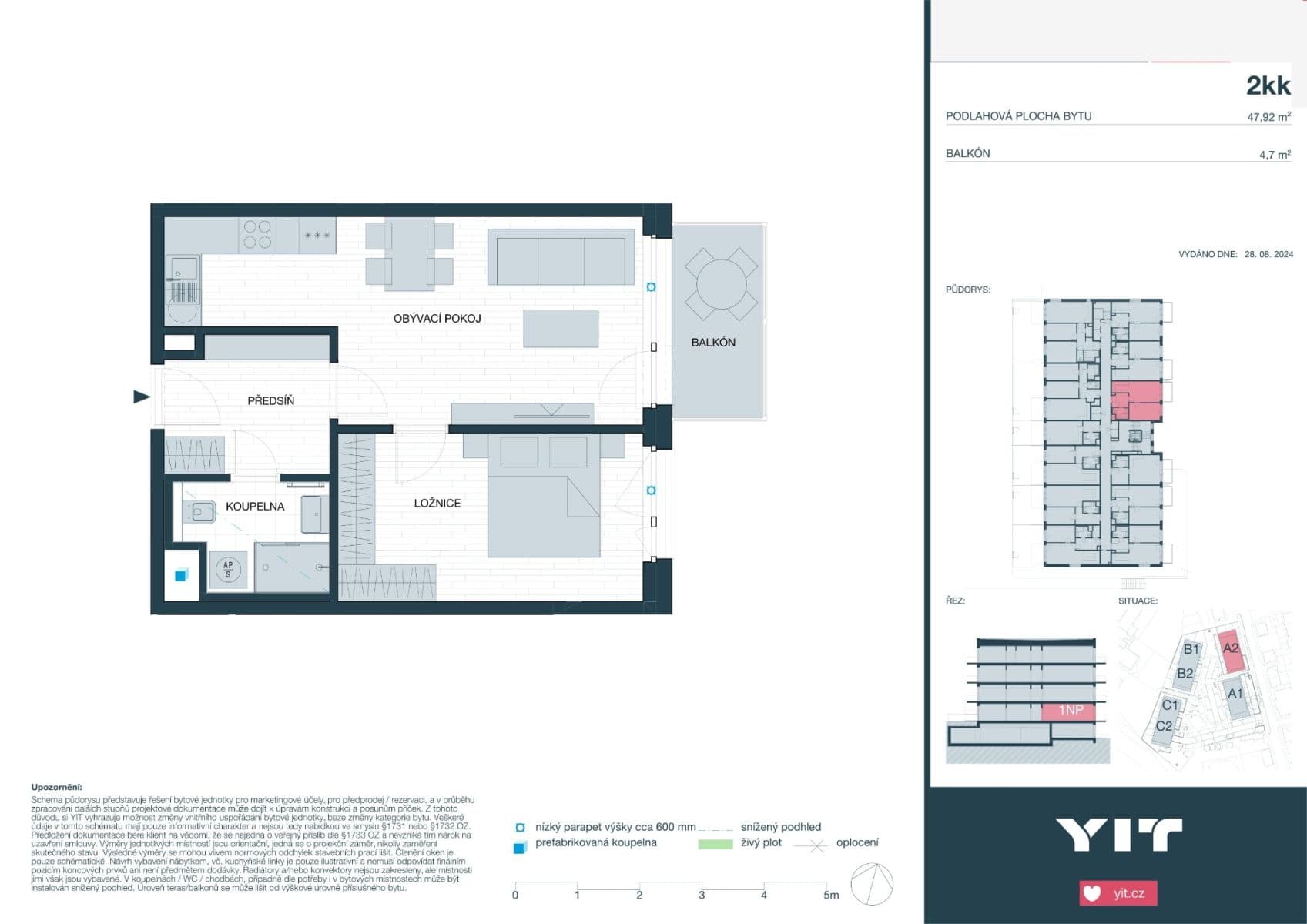1 bedroom with open-plan kitchen flat for sale, 53 m², Ke stadionu, Kladno, Středočeský Region 1 bedroom with open-plan kitchen flat for sale, 53 m², Ke stadionu, Kladno, Středočeský Region
