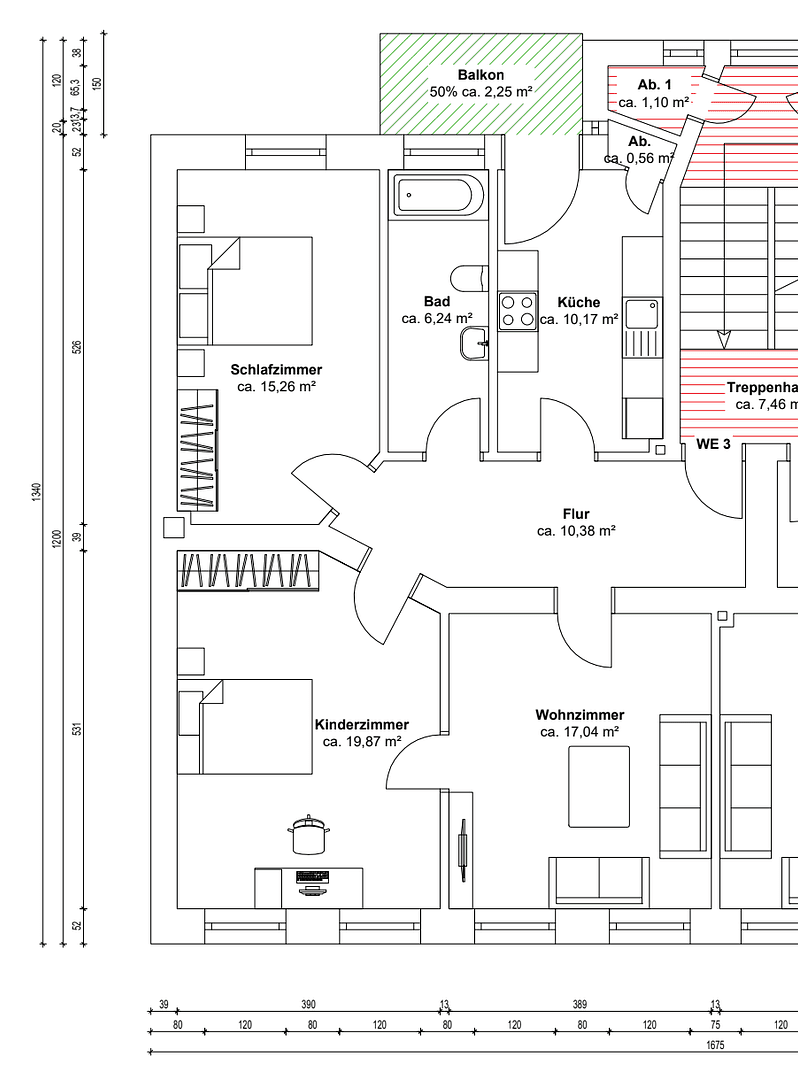 3 bedroom flat to rent, 84 m², Pestalozzistraße 5, Schkeuditz, Saxony 3 bedroom flat to rent, 84 m², Pestalozzistraße 5, Schkeuditz, Saxony