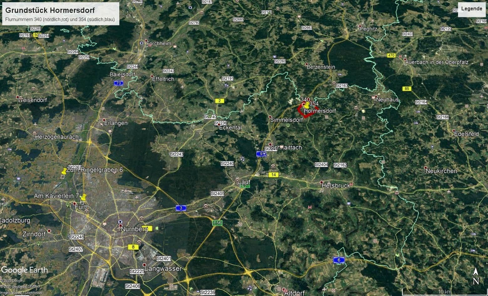 plot for sale, 15,400 m², Schnaittach, Bavaria plot for sale, 15,400 m², Schnaittach, Bavaria