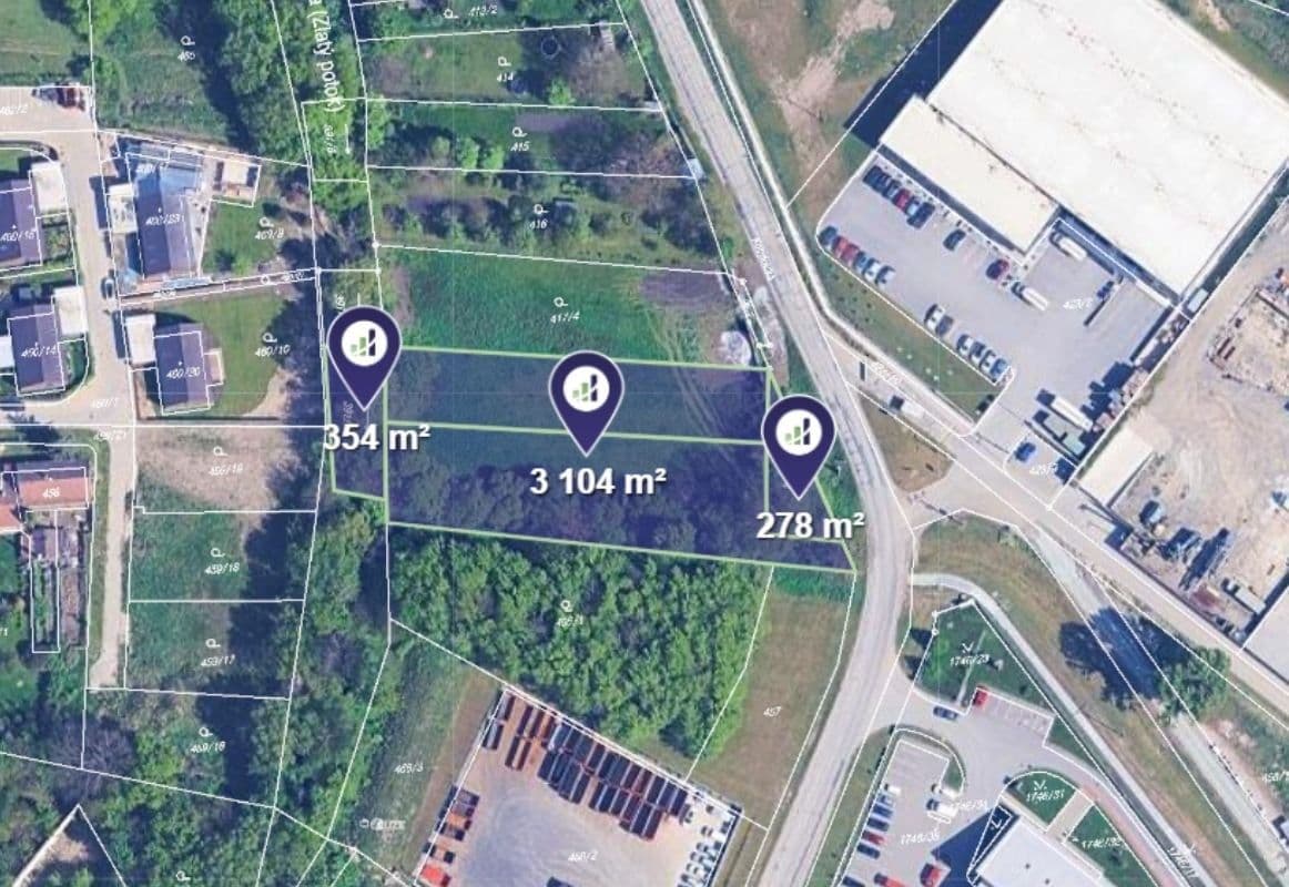 plot for sale, 3,736 m², Sokolnice, Jihomoravský Region plot for sale, 3,736 m², Sokolnice, Jihomoravský Region