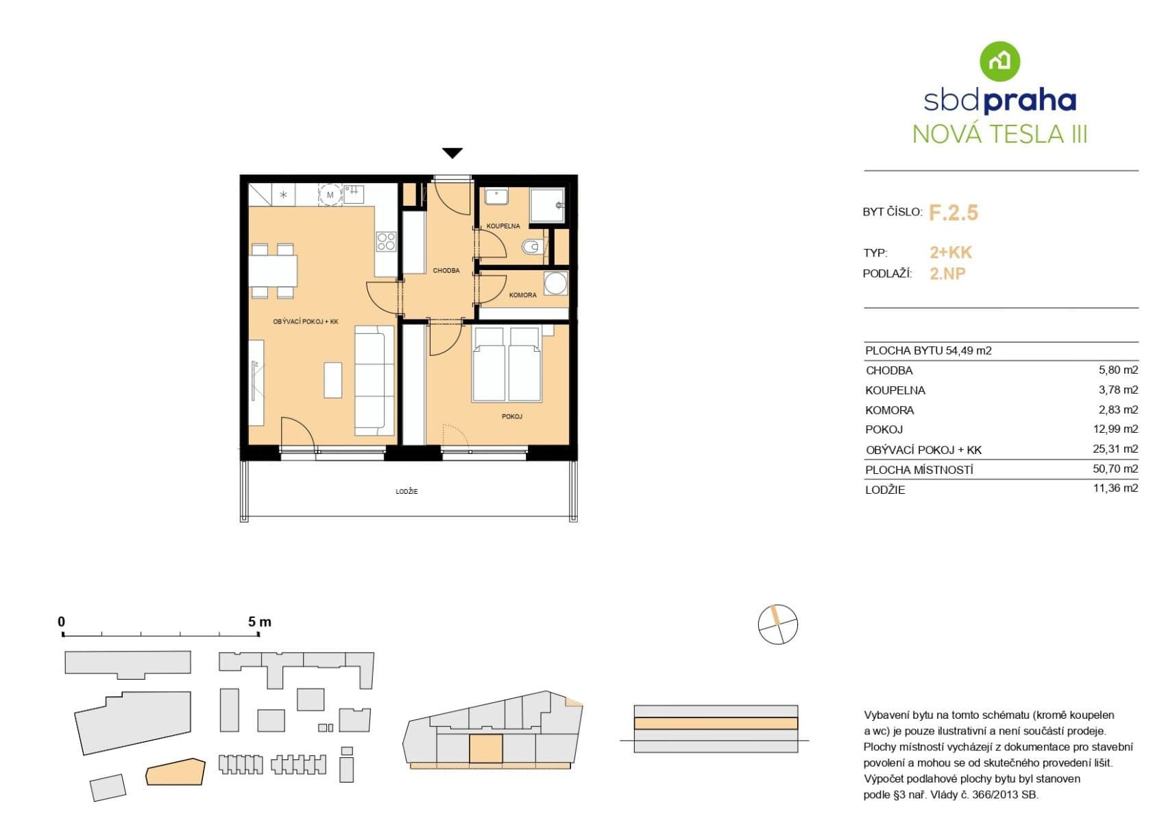1 bedroom with open-plan kitchen flat for sale, 54 m², Nová Tesla, Pardubice, Pardubický Region 1 bedroom with open-plan kitchen flat for sale, 54 m², Nová Tesla, Pardubice, Pardubický Region