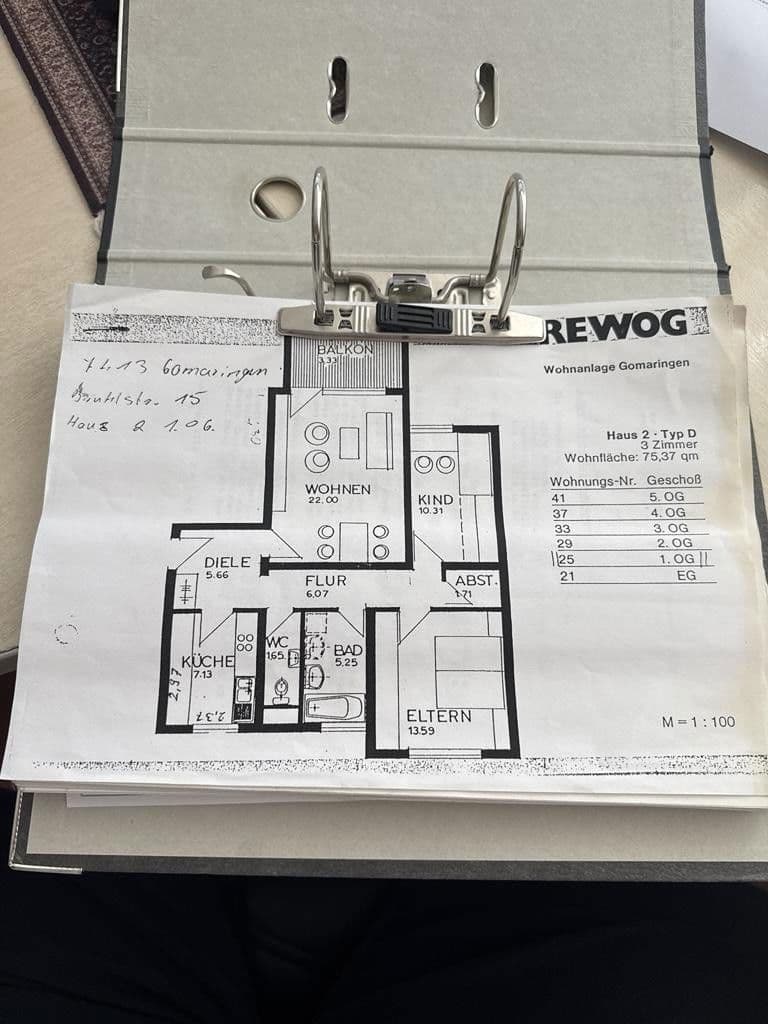 2 bedroom with open-plan kitchen flat for sale, 76 m², Brühlstraße 15, Gomaringen, Baden-Württemberg 2 bedroom with open-plan kitchen flat for sale, 76 m², Brühlstraße 15, Gomaringen, Baden-Württemberg