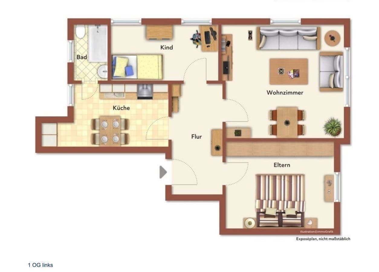 3 bedroom flat to rent, 73 m², Demitz-Thumitz, Saxony 3 bedroom flat to rent, 73 m², Demitz-Thumitz, Saxony