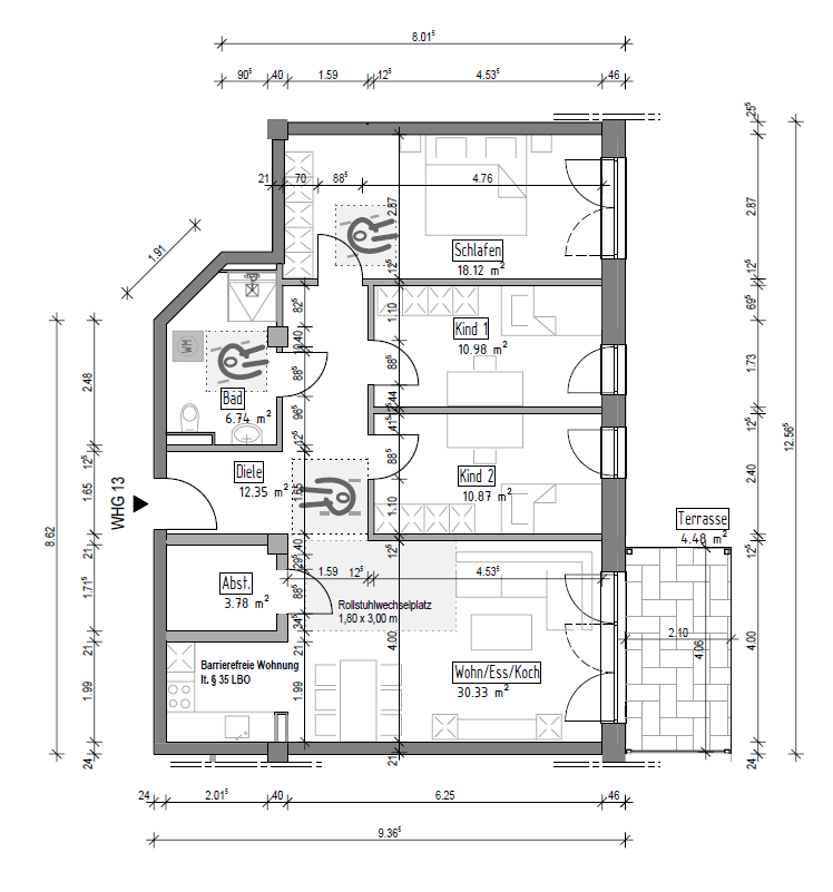 4 bedroom flat to rent, 98 m², Meisterstr. 19, Balingen, Baden-Württemberg 4 bedroom flat to rent, 98 m², Meisterstr. 19, Balingen, Baden-Württemberg