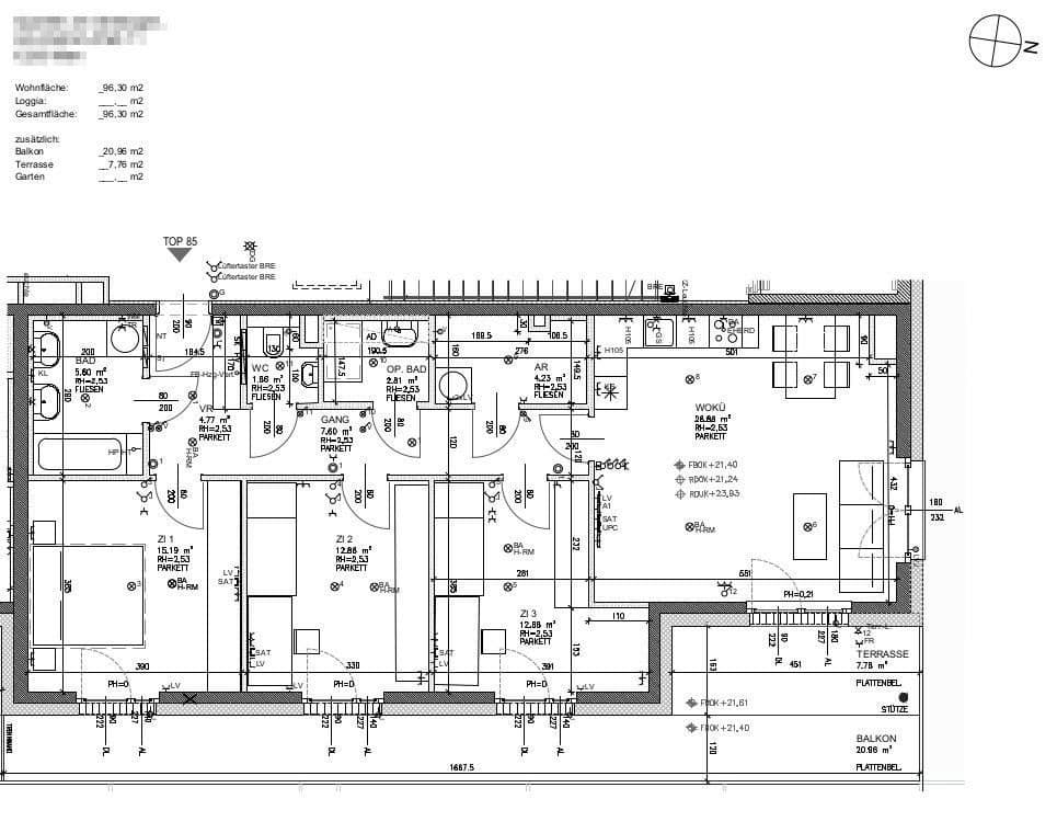 4 bedroom flat for sale, 97 m², Wien, Vienna 4 bedroom flat for sale, 97 m², Wien, Vienna