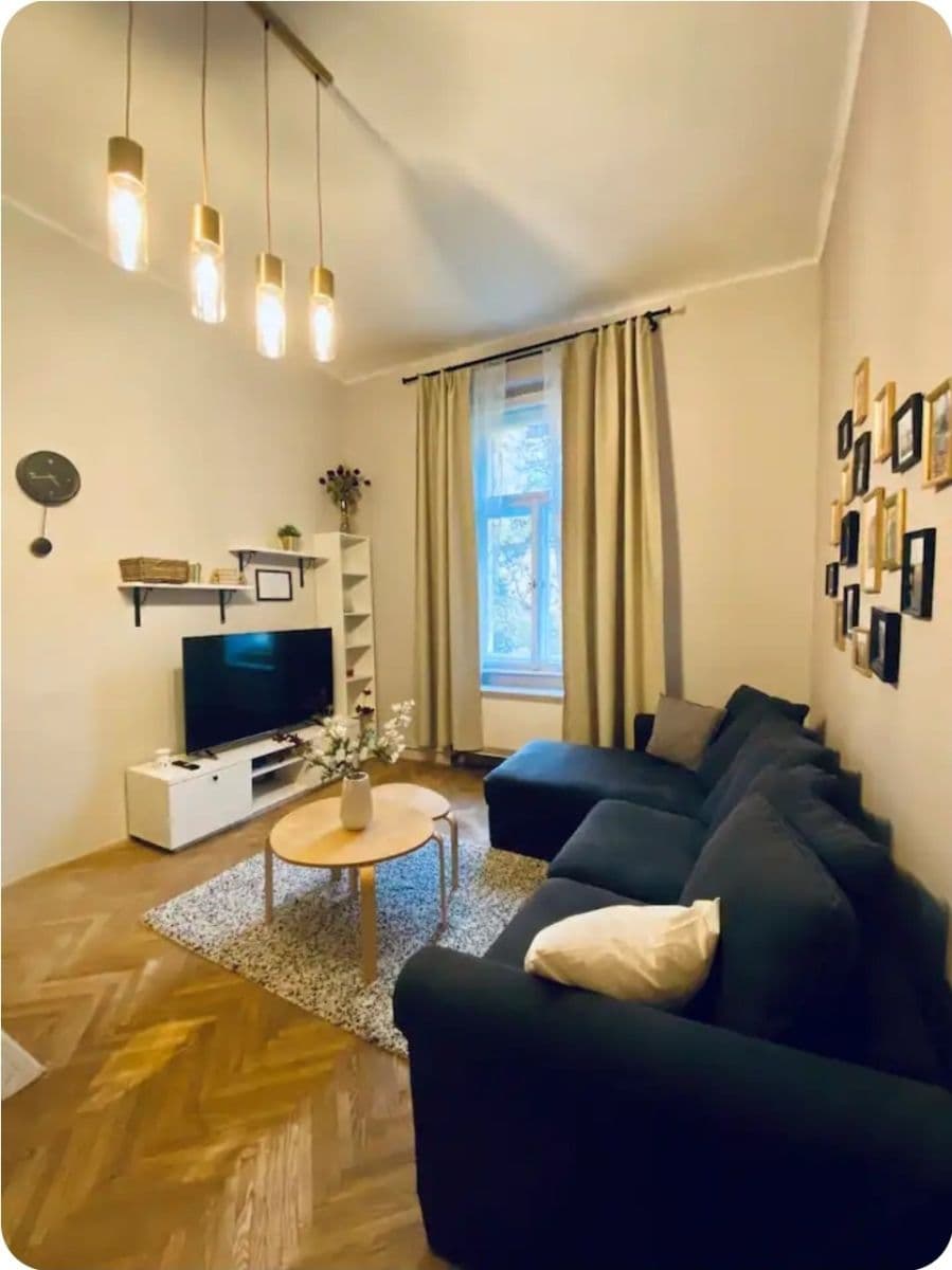 1 bedroom with open-plan kitchen flat to rent, 50 m², Lucemburská, Prague, Prague 1 bedroom with open-plan kitchen flat to rent, 50 m², Lucemburská, Prague, Prague