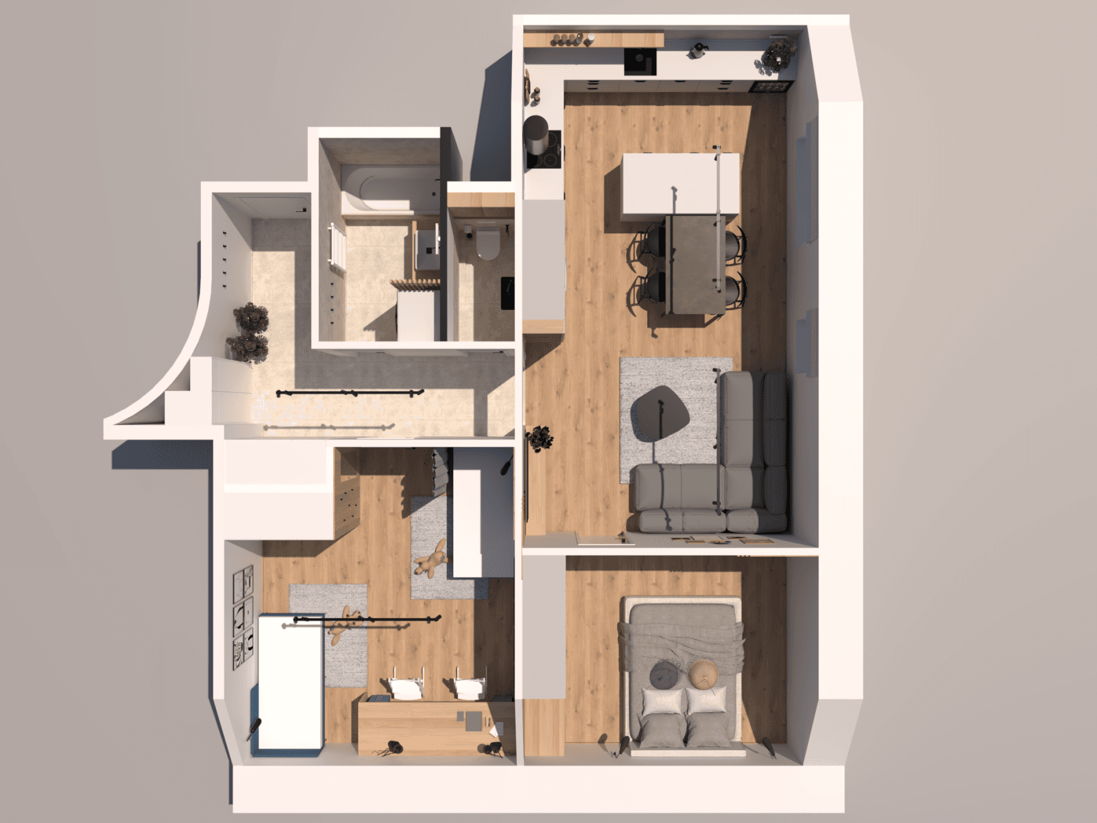 2 bedroom with open-plan kitchen flat for sale, 77 m², třída Komenského, Kyjov, Jihomoravský Region 2 bedroom with open-plan kitchen flat for sale, 77 m², třída Komenského, Kyjov, Jihomoravský Region