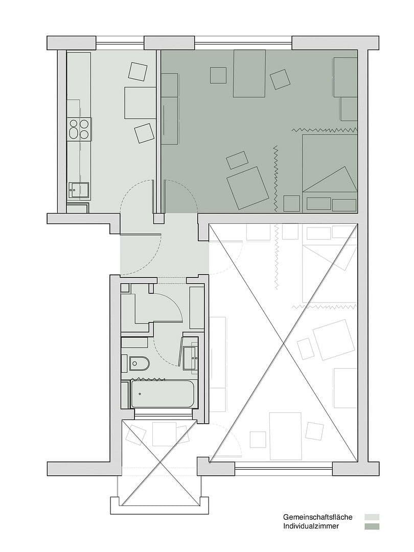 1 bedroom flat to rent, 30 m², Steinforststr. 38, Erlangen, Bavaria 1 bedroom flat to rent, 30 m², Steinforststr. 38, Erlangen, Bavaria