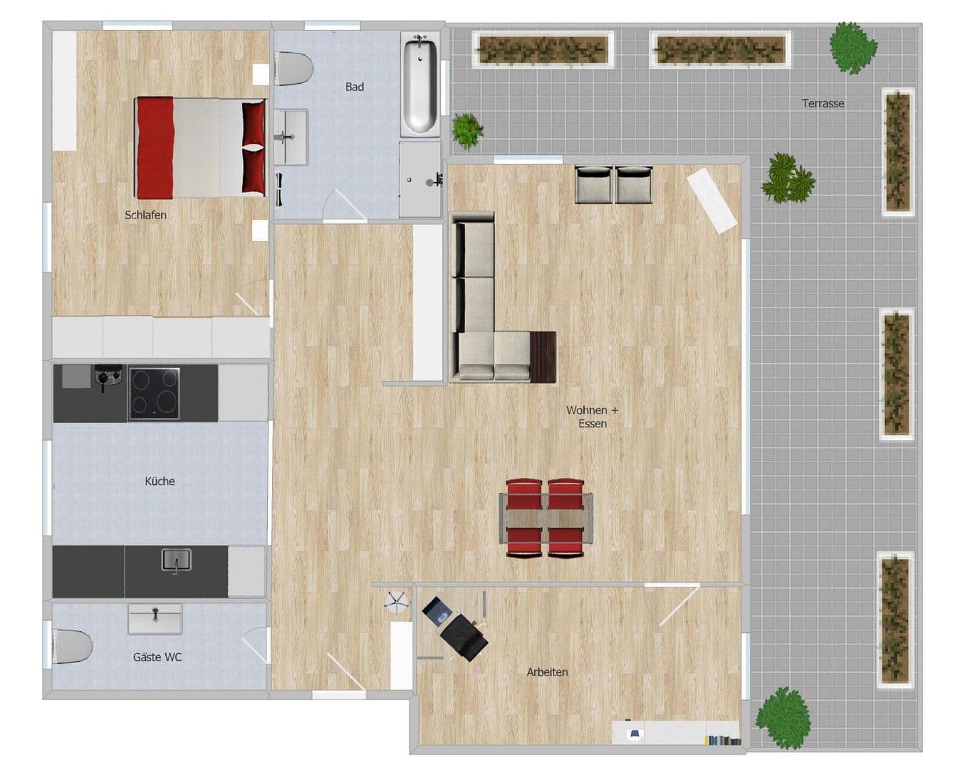 3 bedroom flat to rent, 98 m², Welschstrasse, Wiesbaden, Hesse 3 bedroom flat to rent, 98 m², Welschstrasse, Wiesbaden, Hesse
