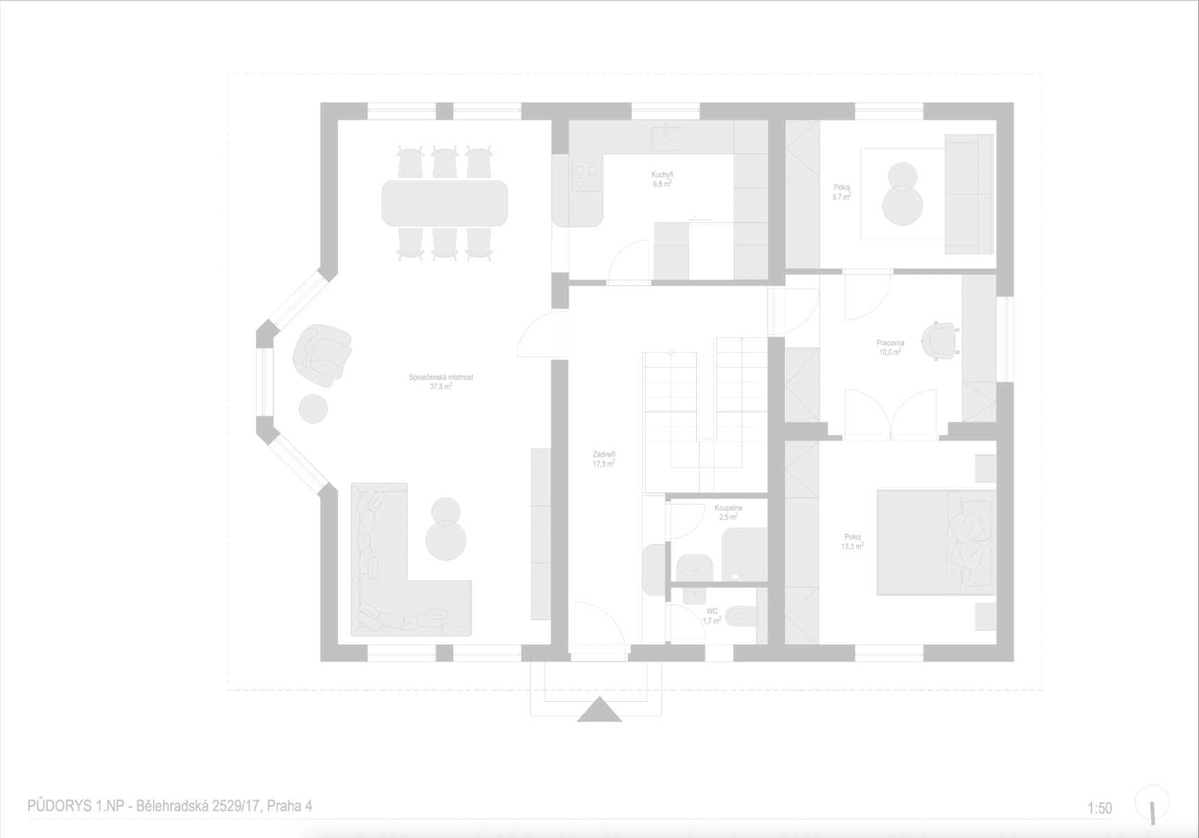 house for sale, 245 m², Bělehradská, Prague, Prague house for sale, 245 m², Bělehradská, Prague, Prague