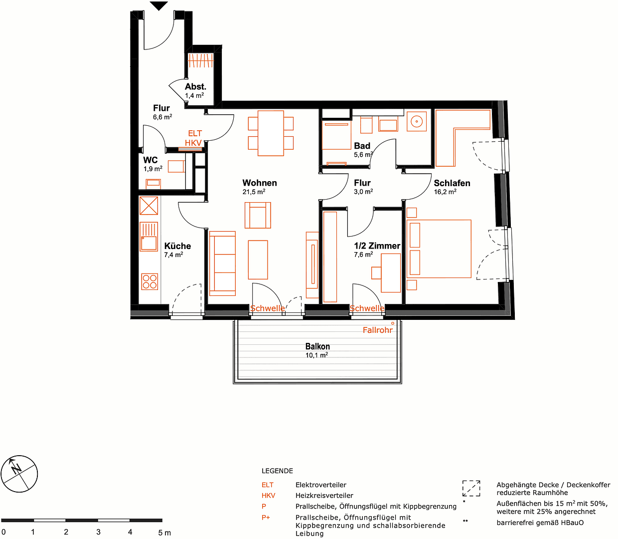 3 bedroom flat to rent, 77 m², Marckmannstraße 59, Hamburg, Hamburg 3 bedroom flat to rent, 77 m², Marckmannstraße 59, Hamburg, Hamburg