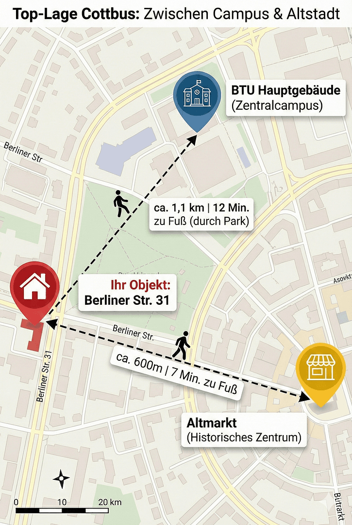2 bedroom flat to rent, 53 m², Cottbus, Brandenburg 2 bedroom flat to rent, 53 m², Cottbus, Brandenburg