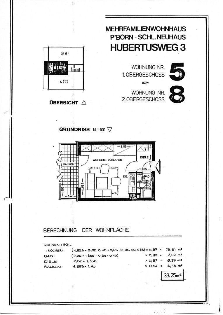 Studio flat to rent, 34 m², Hubertusweg 3, Paderborn, North Rhine-Westphalia Studio flat to rent, 34 m², Hubertusweg 3, Paderborn, North Rhine-Westphalia