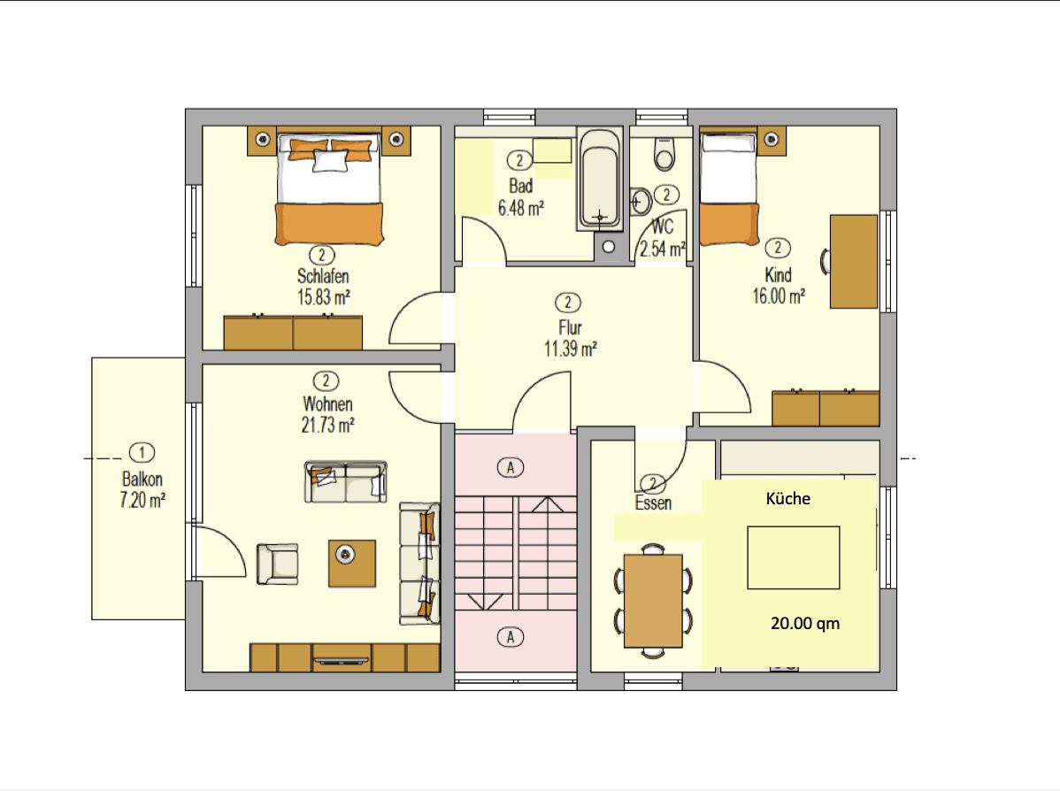 3 bedroom flat to rent, 94 m², Im Brunnenfeld 5, Karlsruhe, Baden-Württemberg 3 bedroom flat to rent, 94 m², Im Brunnenfeld 5, Karlsruhe, Baden-Württemberg