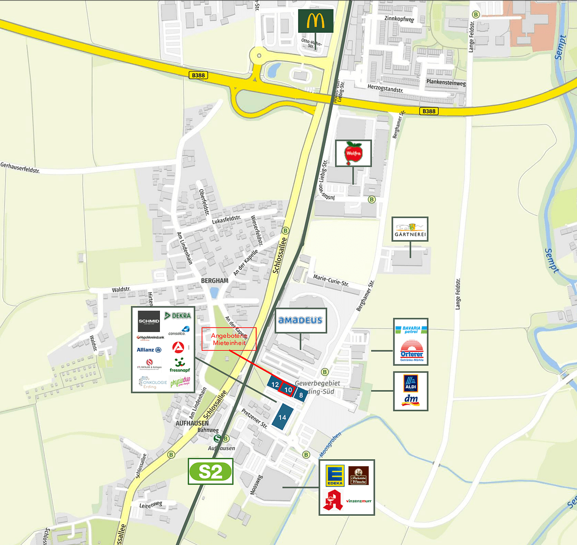 office to rent, 200 m², Berghamer Str. 10, Erding, Bavaria office to rent, 200 m², Berghamer Str. 10, Erding, Bavaria