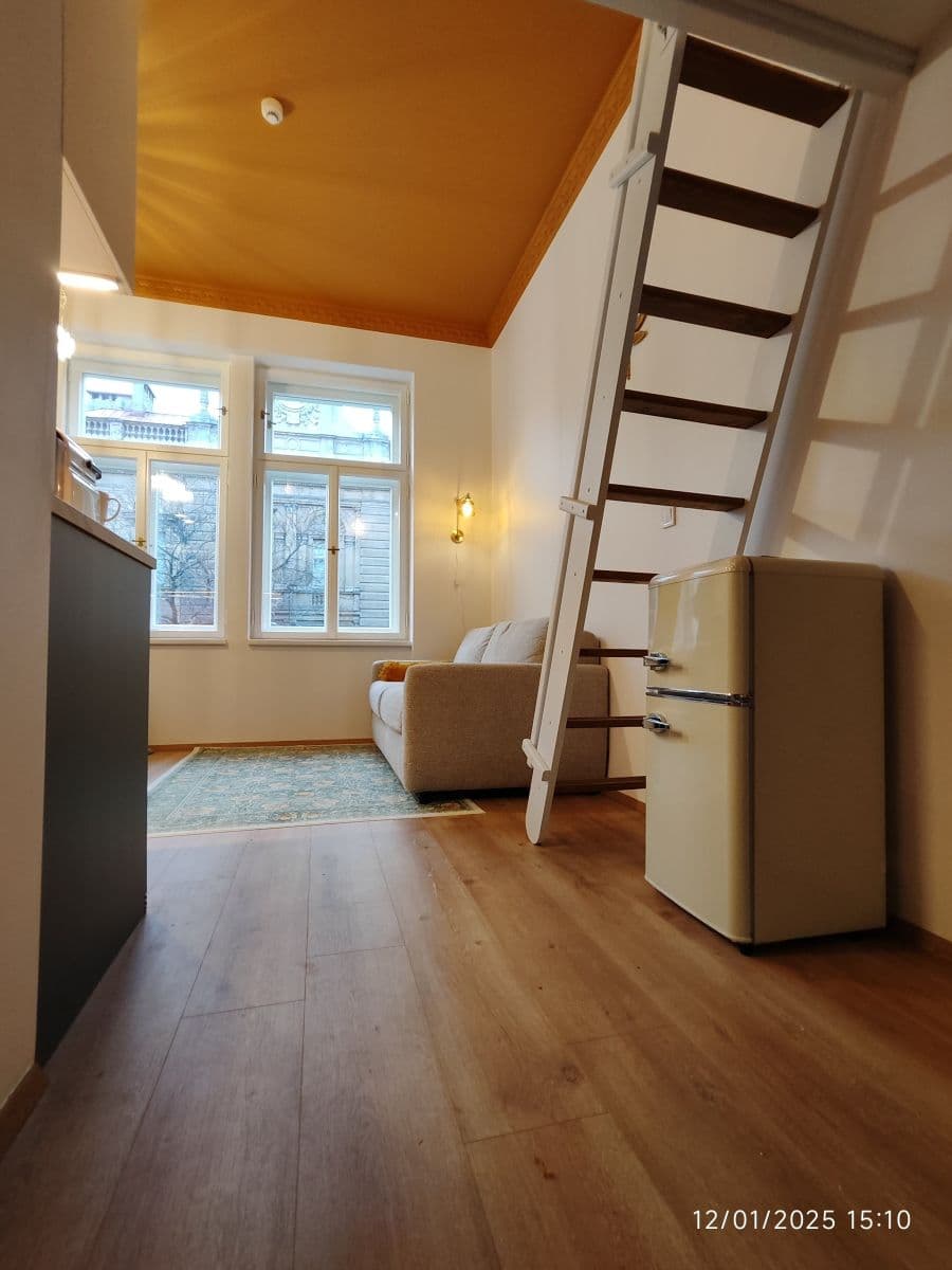 flat to rent, 23 m², Sokolská, Prague, Prague flat to rent, 23 m², Sokolská, Prague, Prague